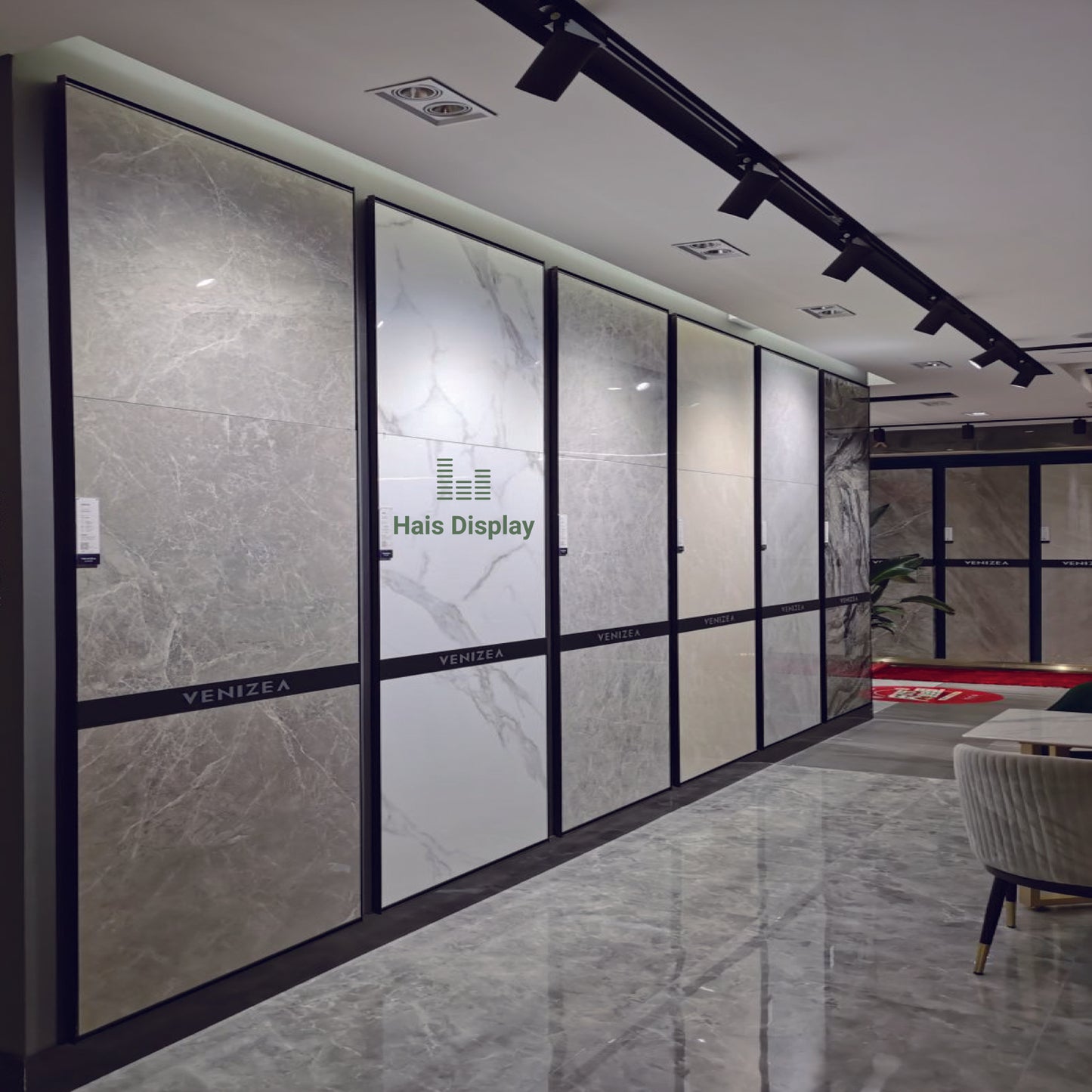 Wall Straight Wall Display Rack, B-28