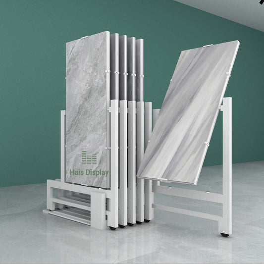600x1200 Sliding Tile Sample Showroom Stand, D12