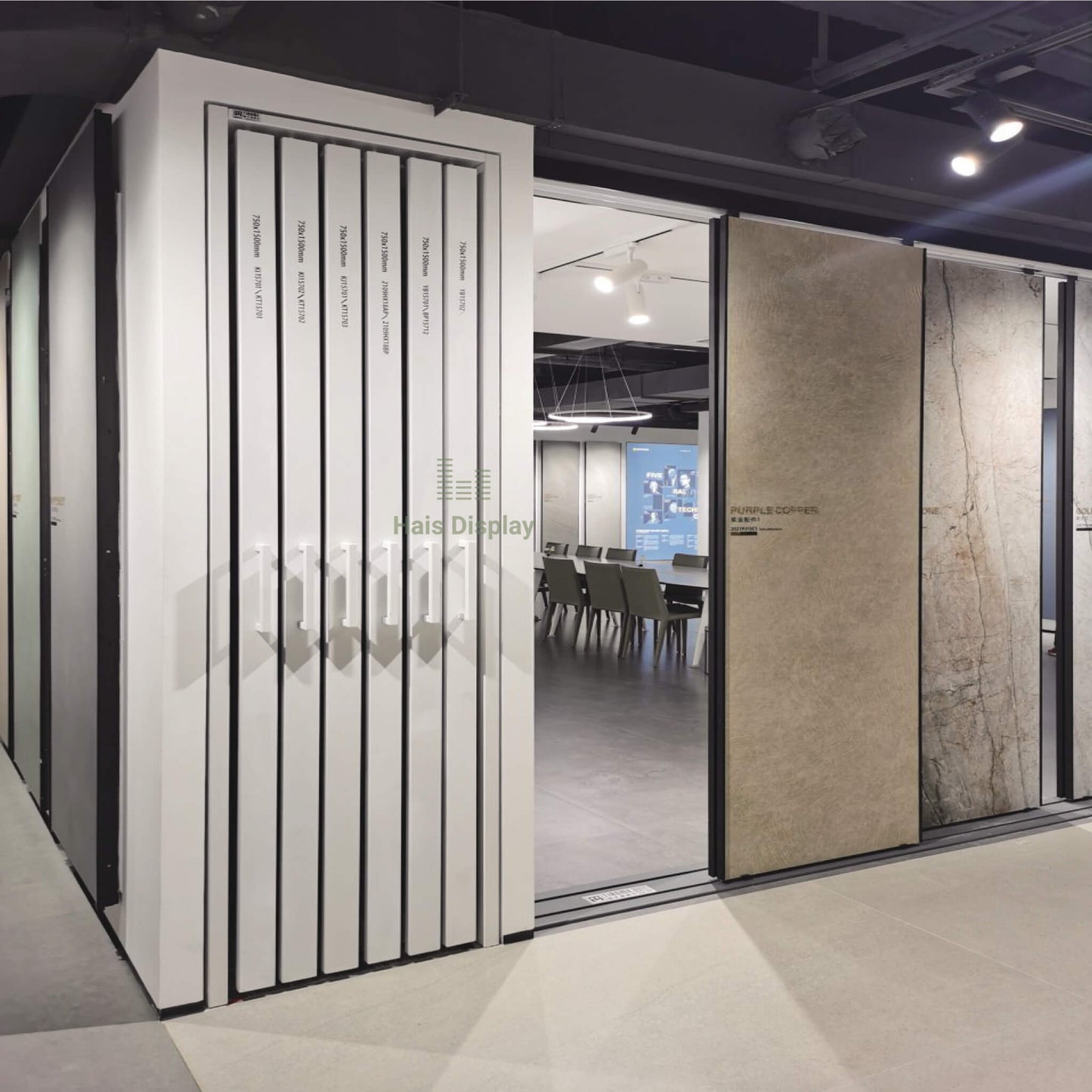 Built-in Sliding Tile Display Stand, M-01