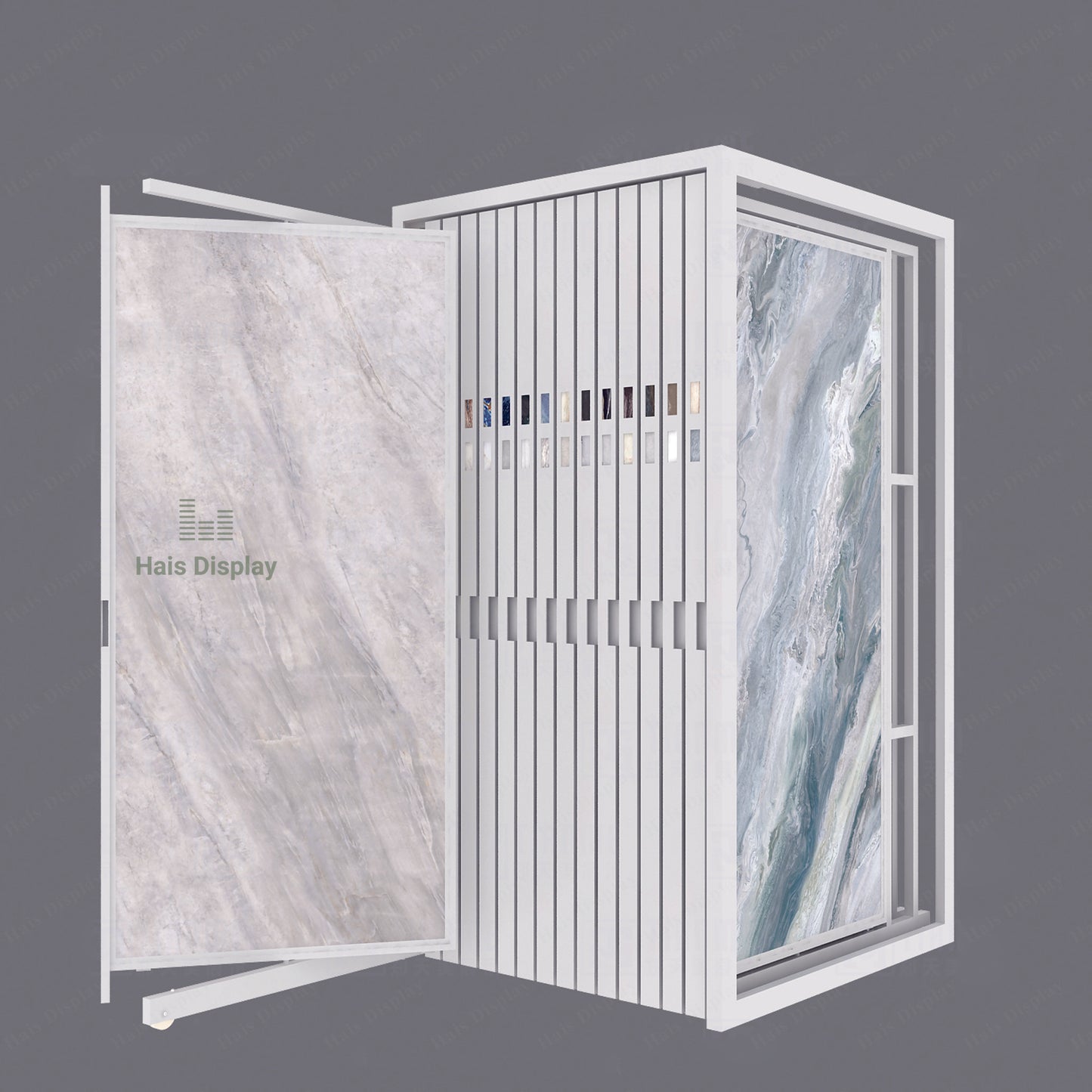 Pull-Push Sliding Ceramic Display Rack Stand, M-09