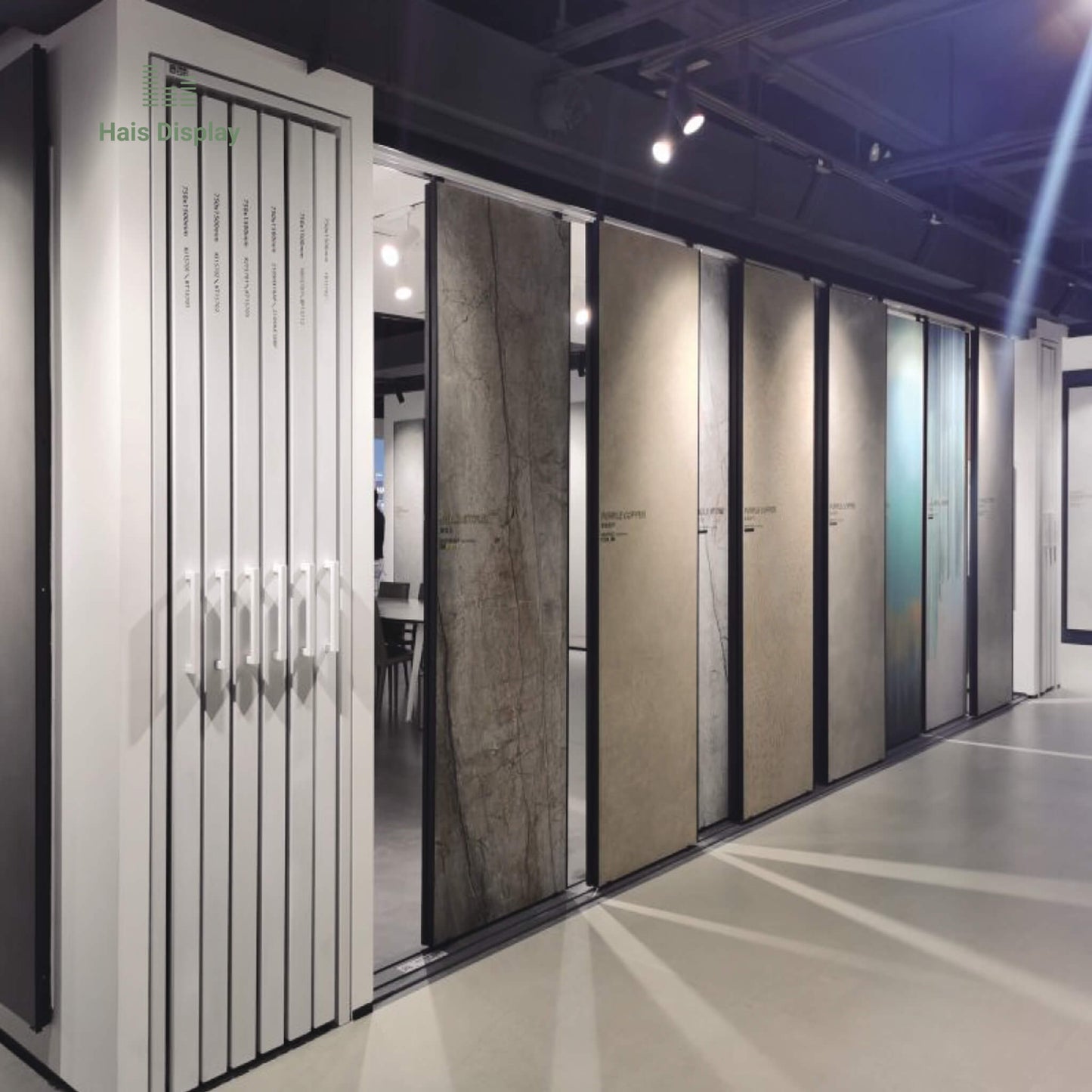 Middle Showroom Sliding Tile Stand, M11-A