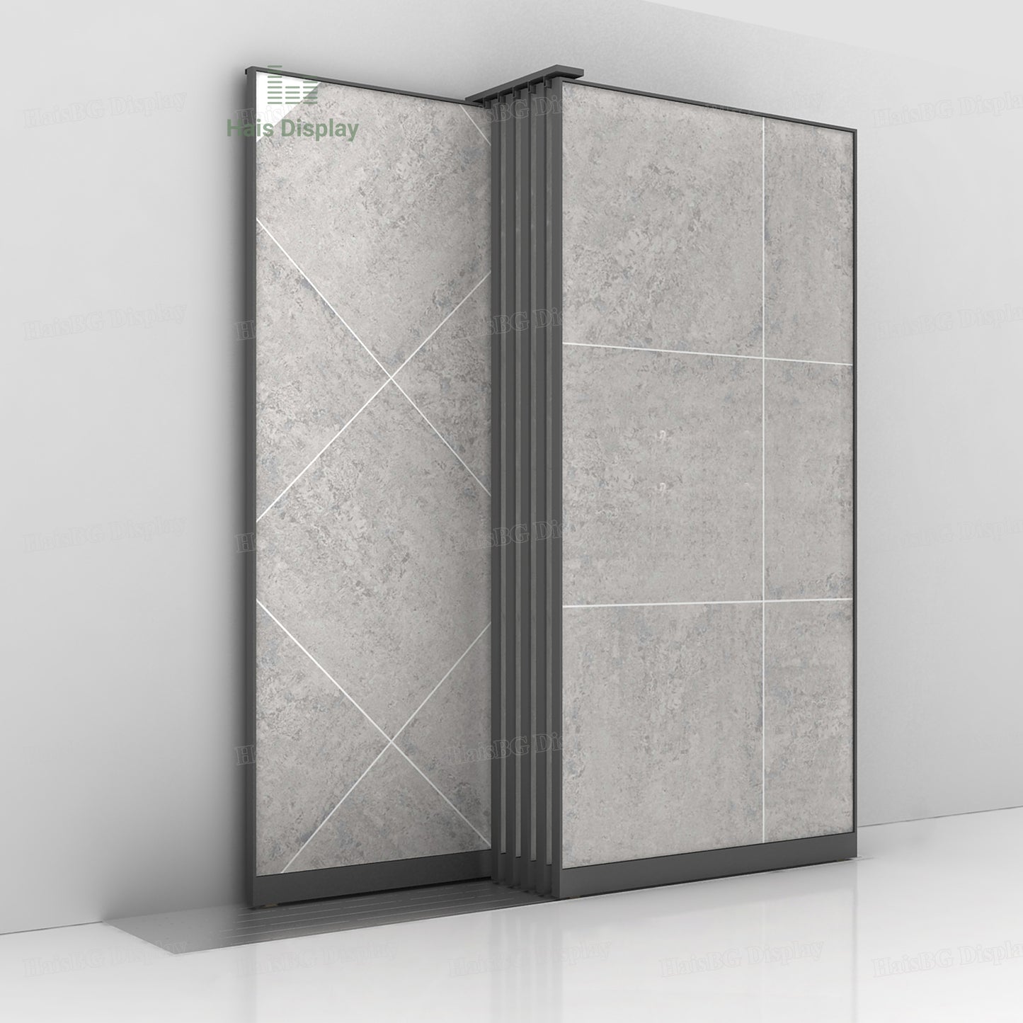 Sliding Ceramic Tile Display Rack Stand On Wall, D16-A