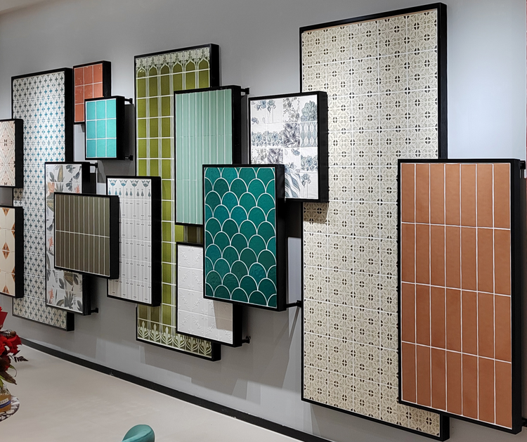 How to set your showroom with multiple tile displays – Hais Display