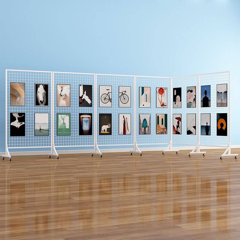 Grid Artwork Rack for Exhibition