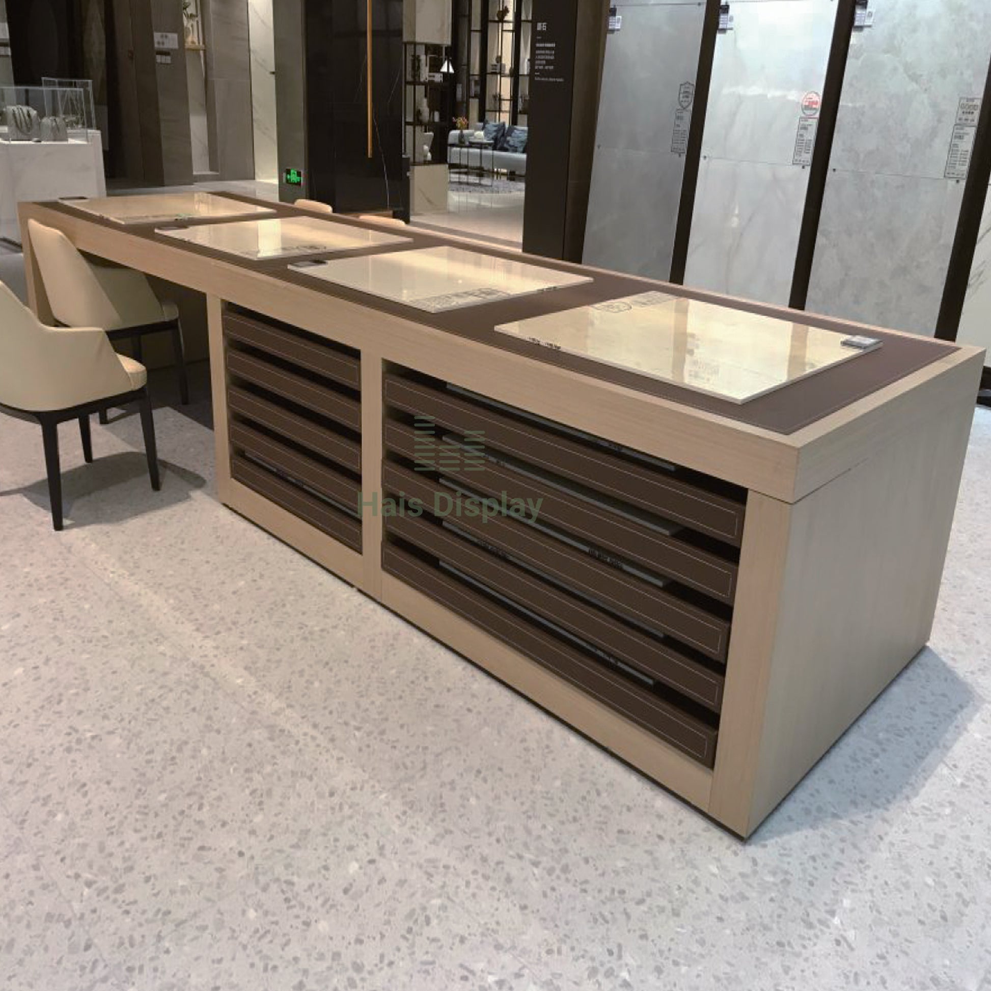 Tile Showroom Display Table|Haisdisplay.com – Hais Display