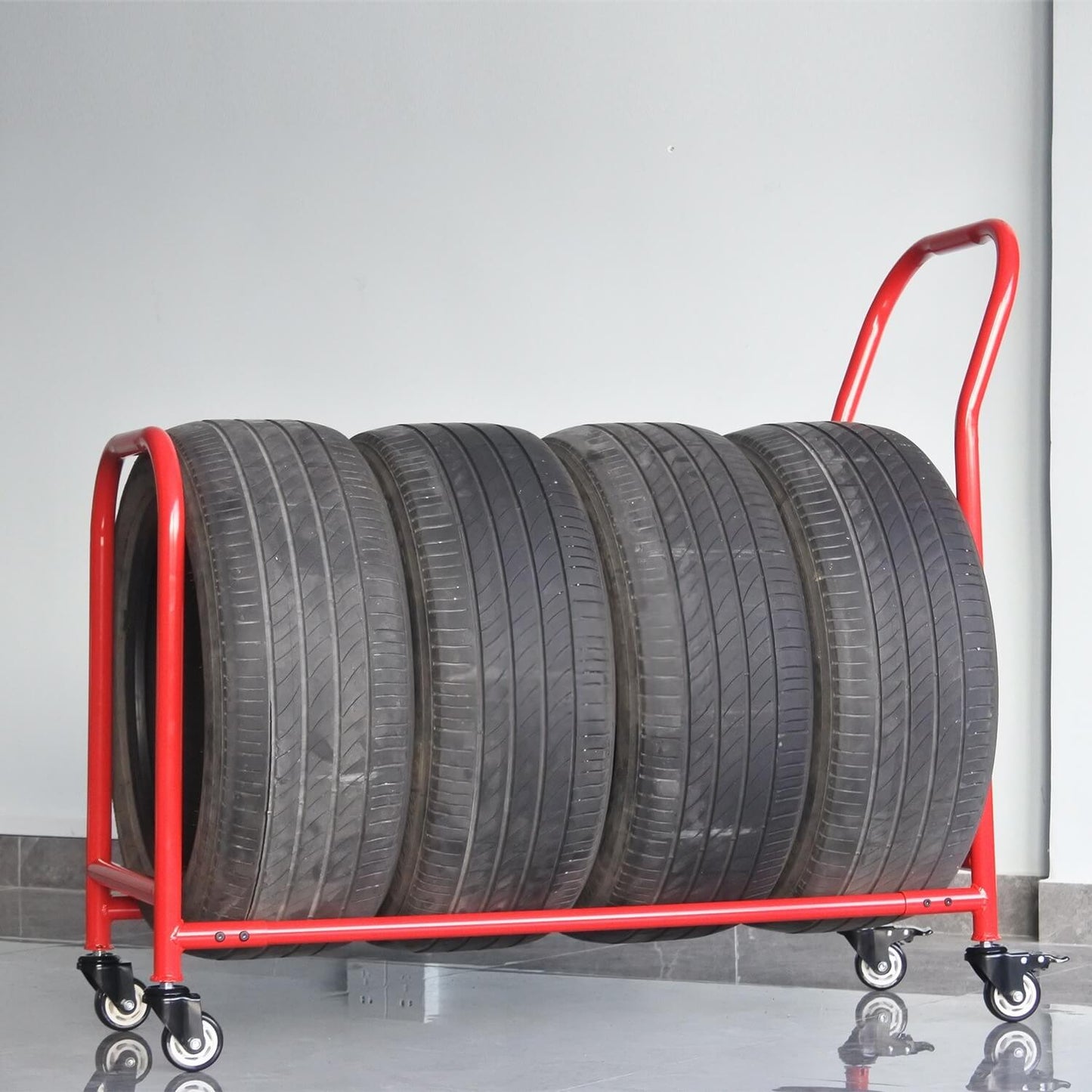 حامل عرض بلاط السيراميك مع بكرات