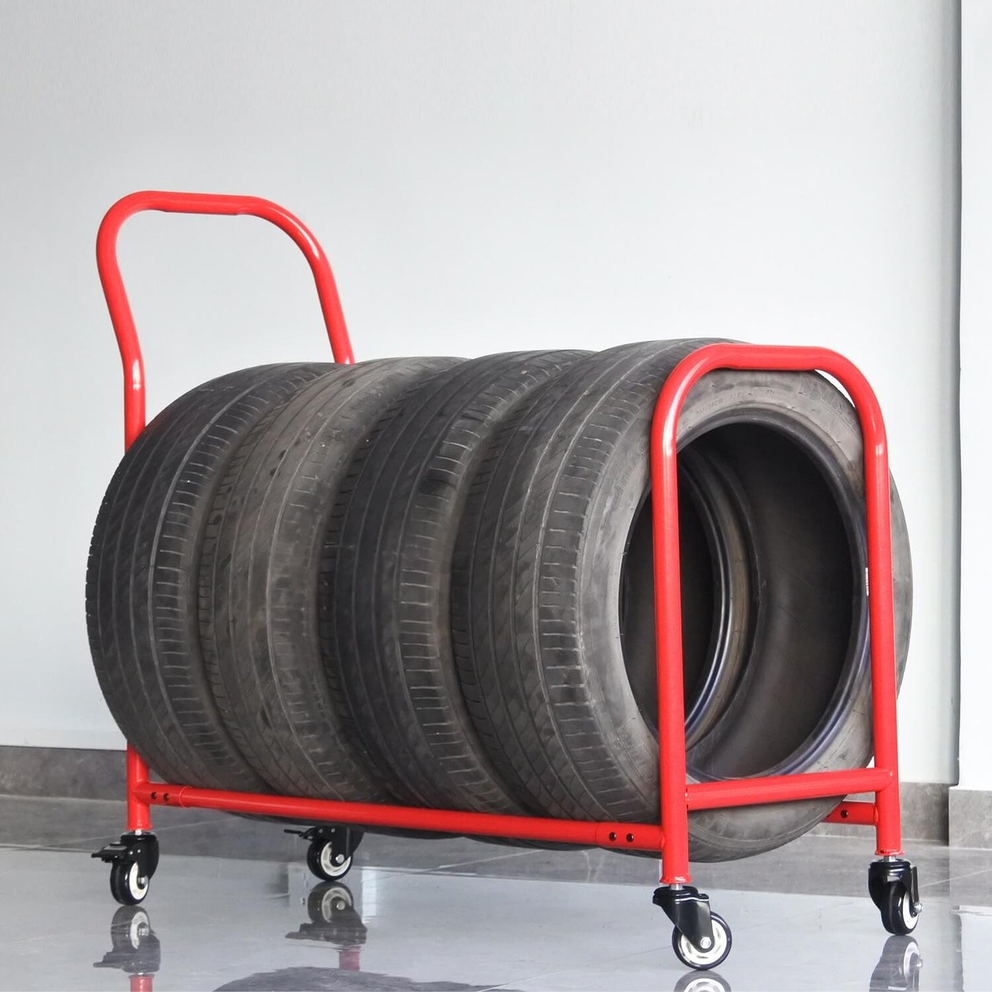 حامل عرض بلاط السيراميك مع بكرات