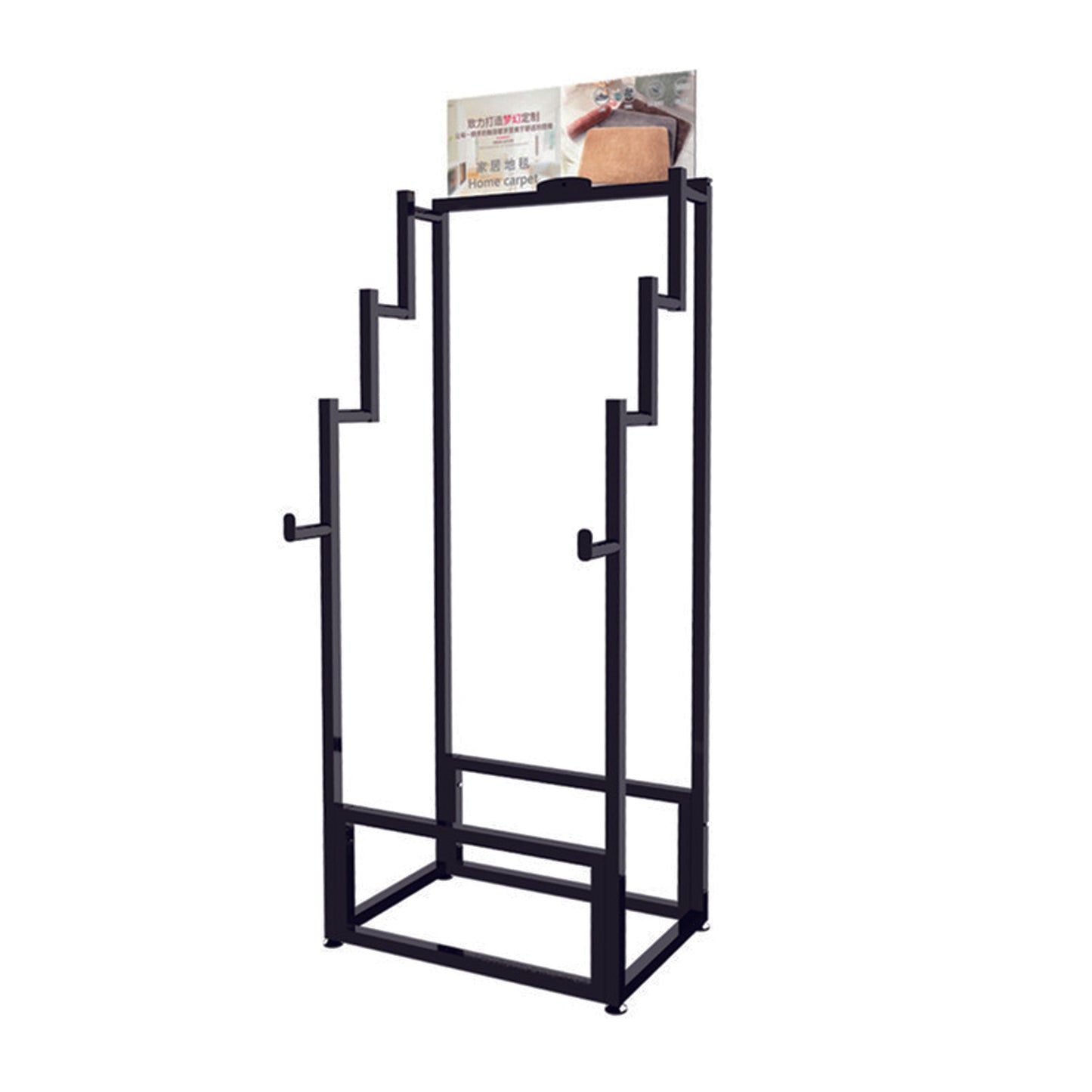 Vertical Carpet Sample Step Display Stand