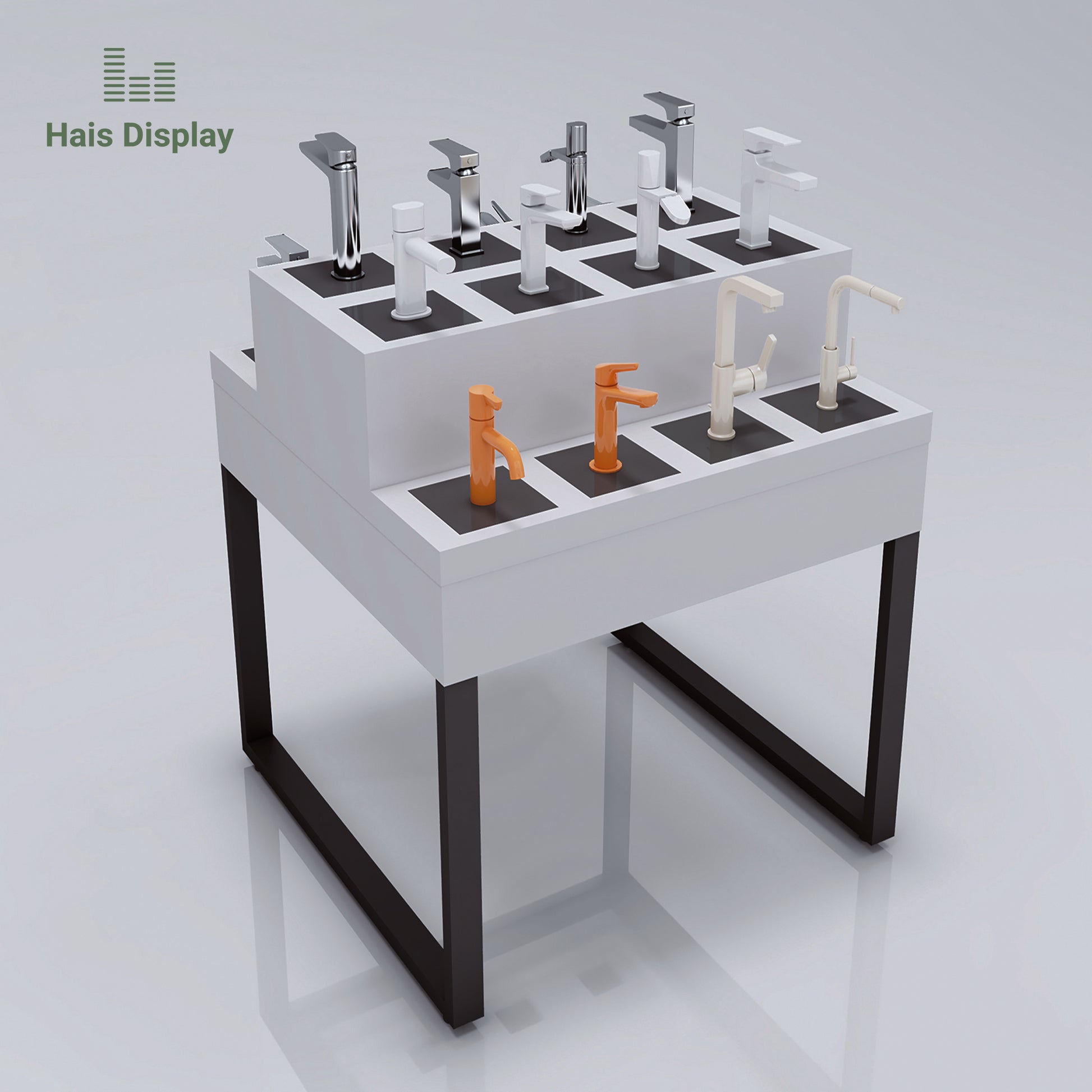 faucet island display unit