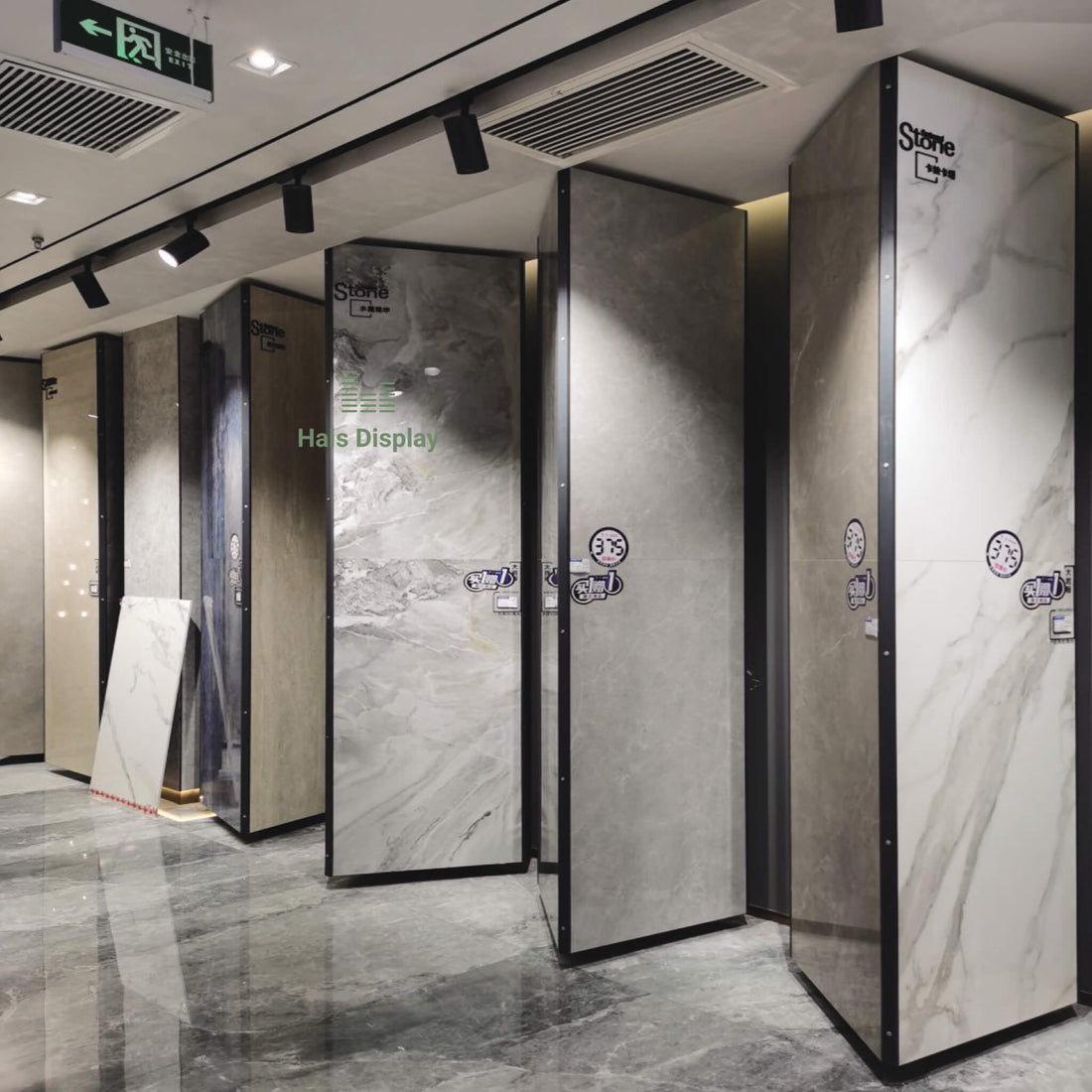 Rotating Tile Sample Displays Rack Stand ｜Hais Display