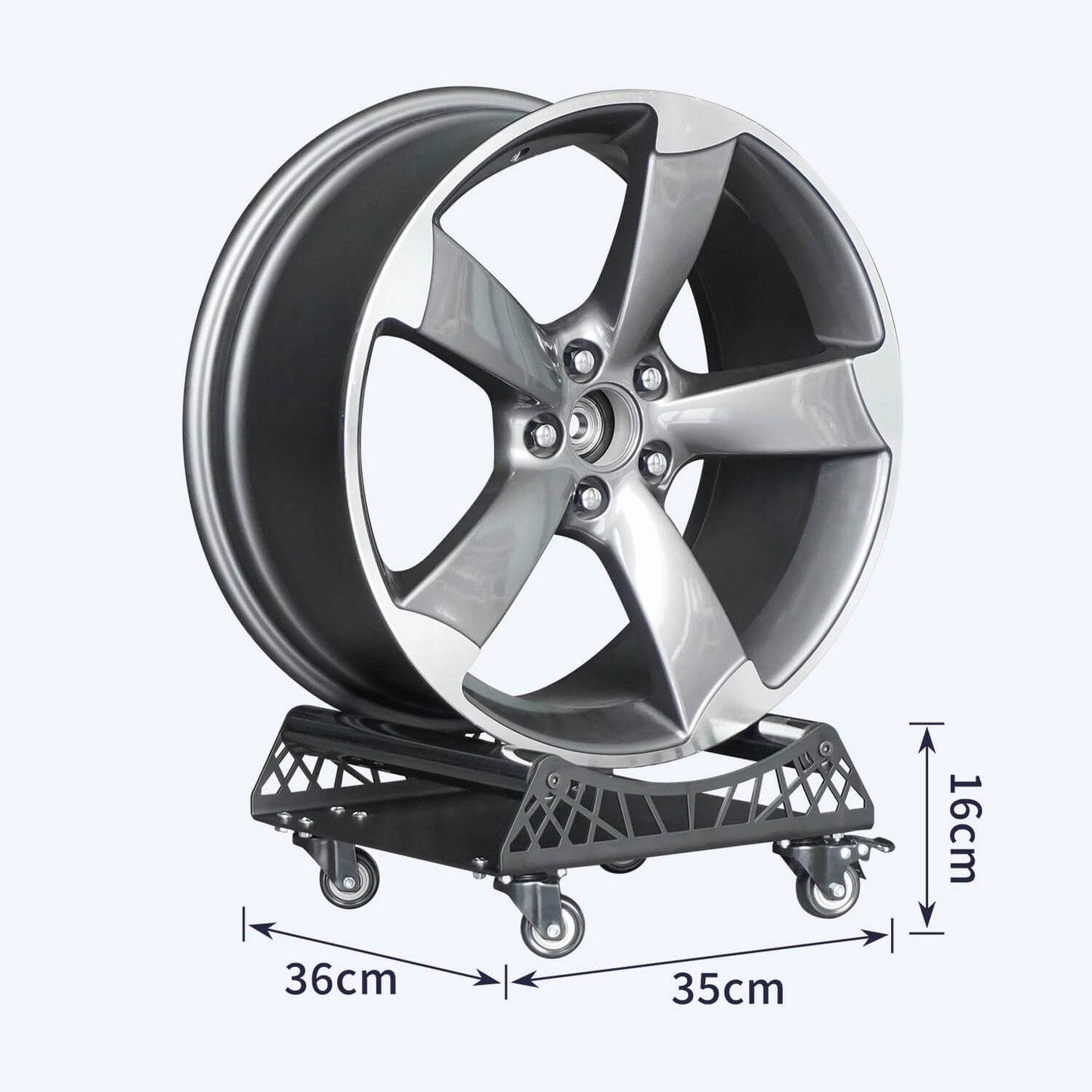 حامل عرض بلاط السيراميك مع بكرات