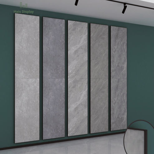Wall Straight Ceramic Tile Display Rack | Hais Display
