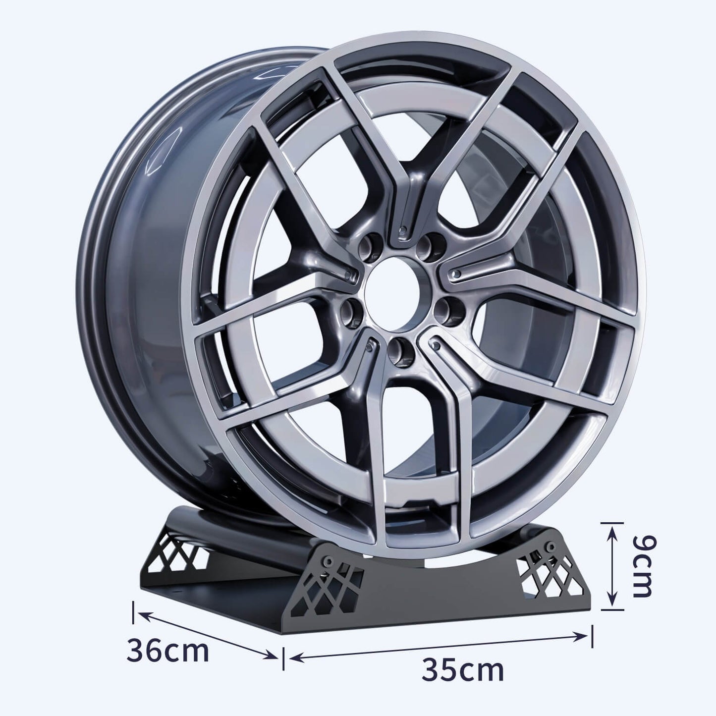حامل عرض بلاط السيراميك مع بكرات