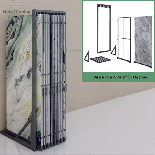 Double-Sided Sliding Tile Stand, 8 Pages, D-16