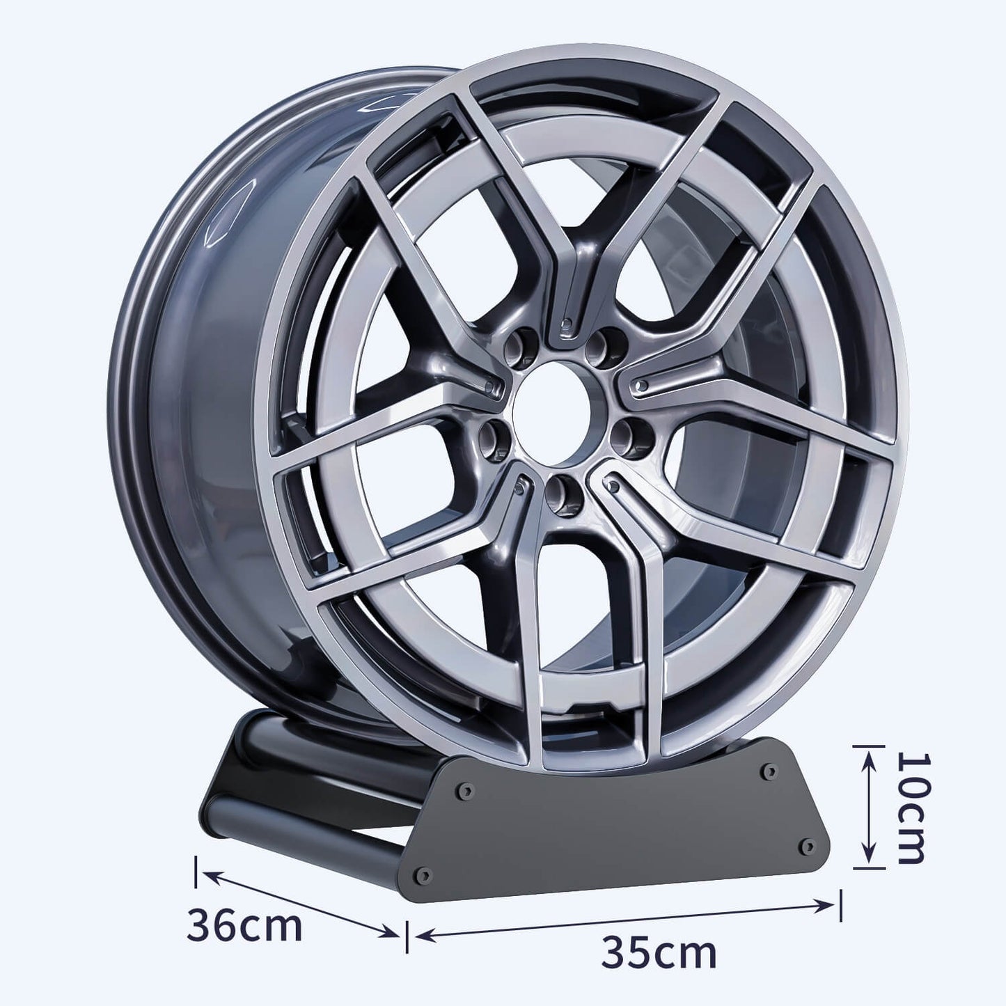 حامل عرض بلاط السيراميك مع بكرات