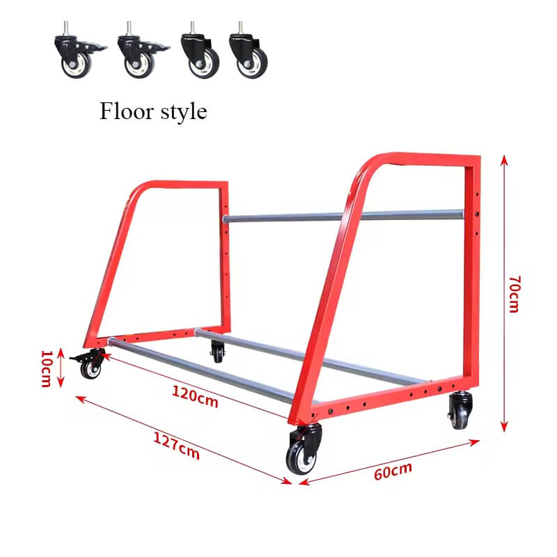 حامل عرض بلاط السيراميك مع بكرات
