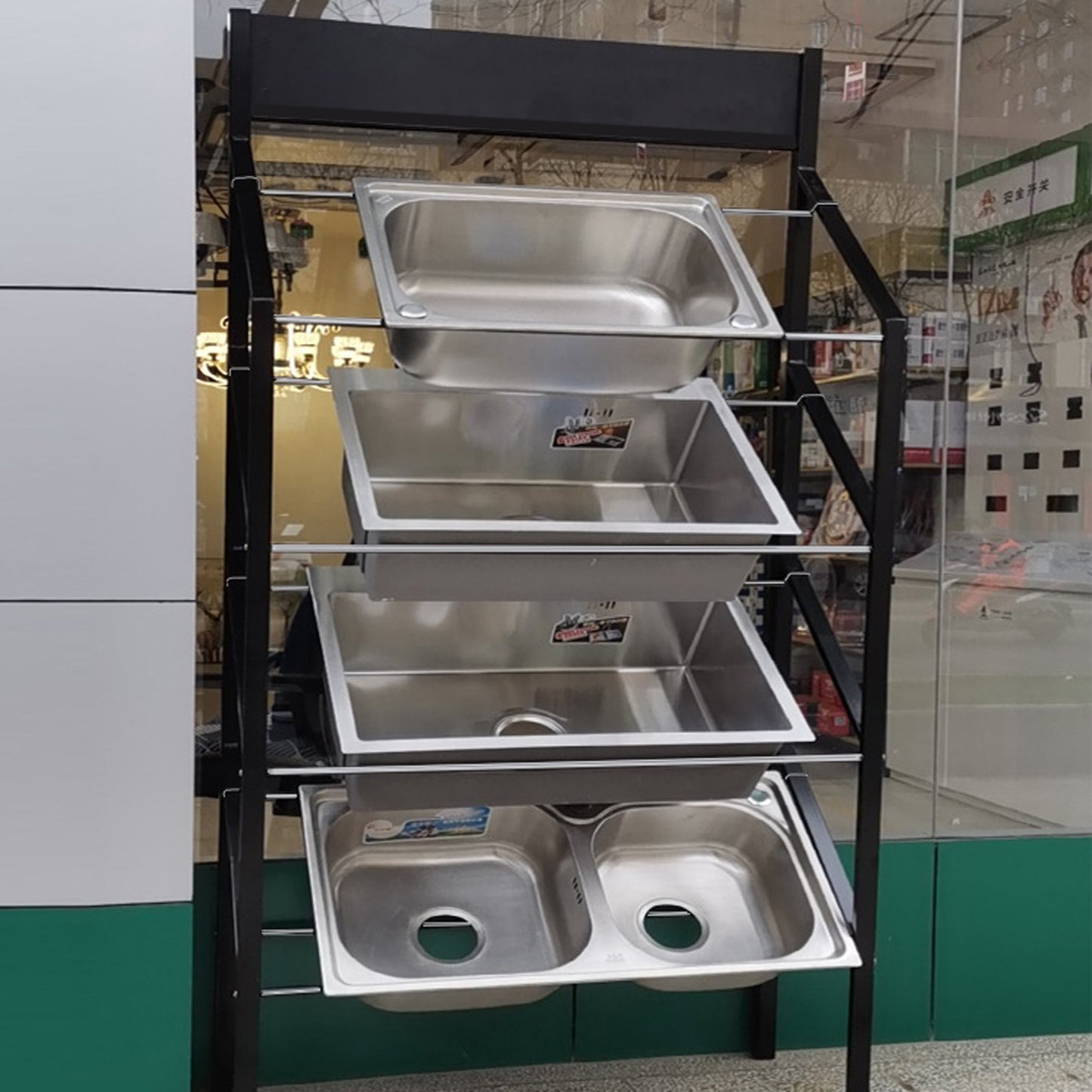 Kitchen Sink Display Rack