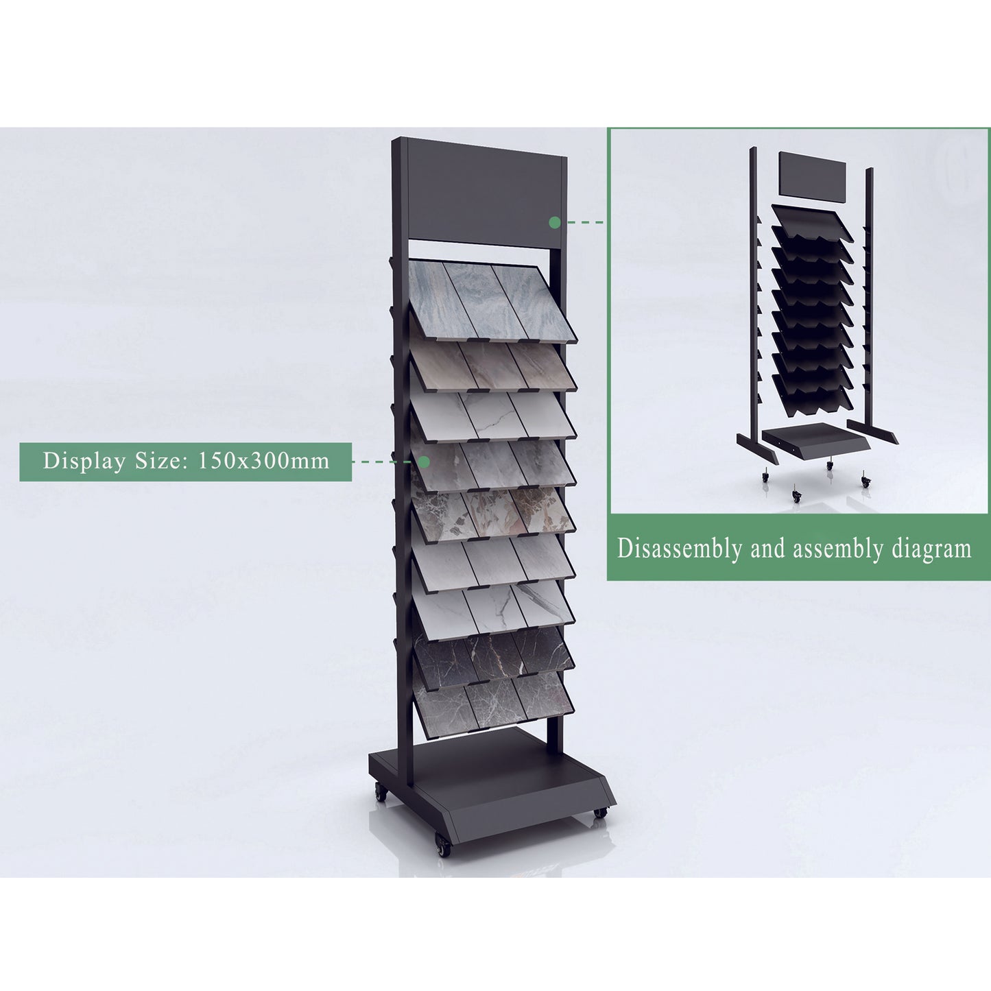 Tile Sample Organizer Stand, P-25