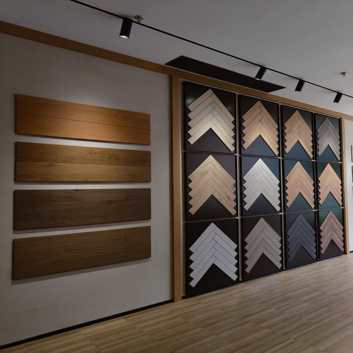 Shingle Sample Display Rack Wood Sample Display Rack | Hais Display