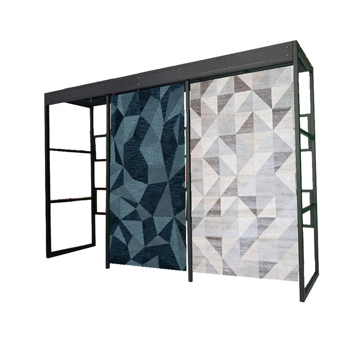 Heavy-Duty Sliding Carpet Rug Display Rack for Retail Showrooms – Hais ...