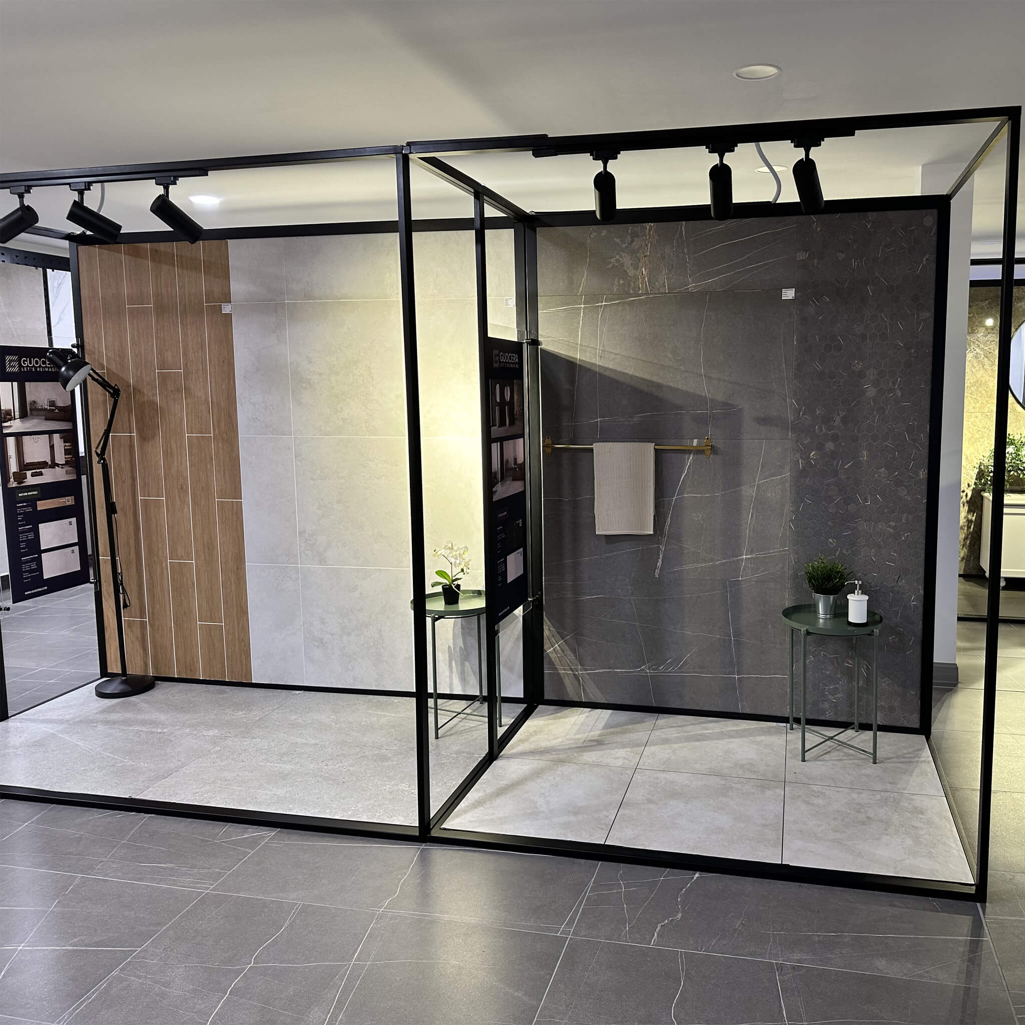Tile Simulation Box For Showroom - Haisdisplay.com