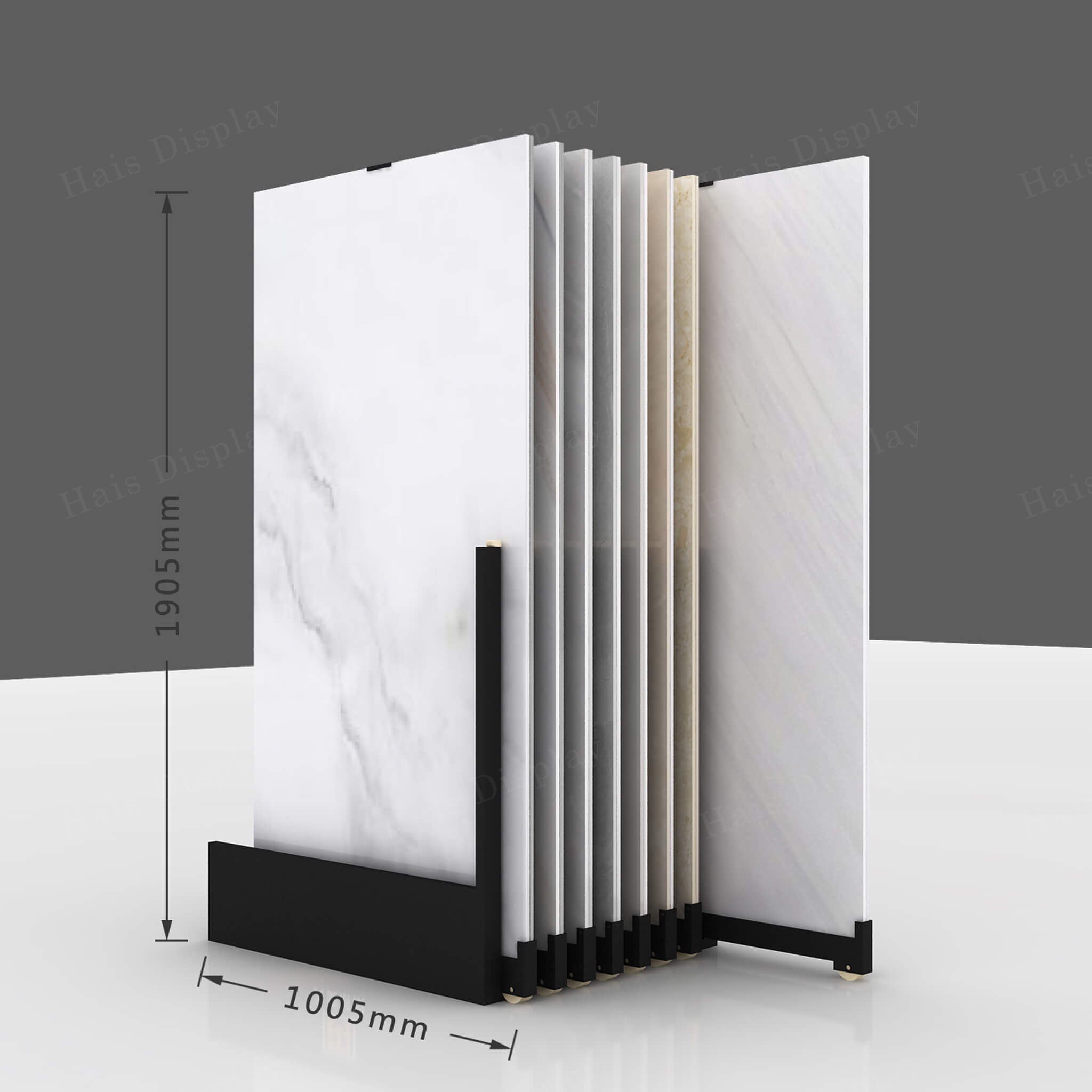 Double-Sided Adjustable Tile Stand |Hais Display