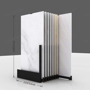 Floor Ceramic Tile Display Rack Slide Panel Stand - D19