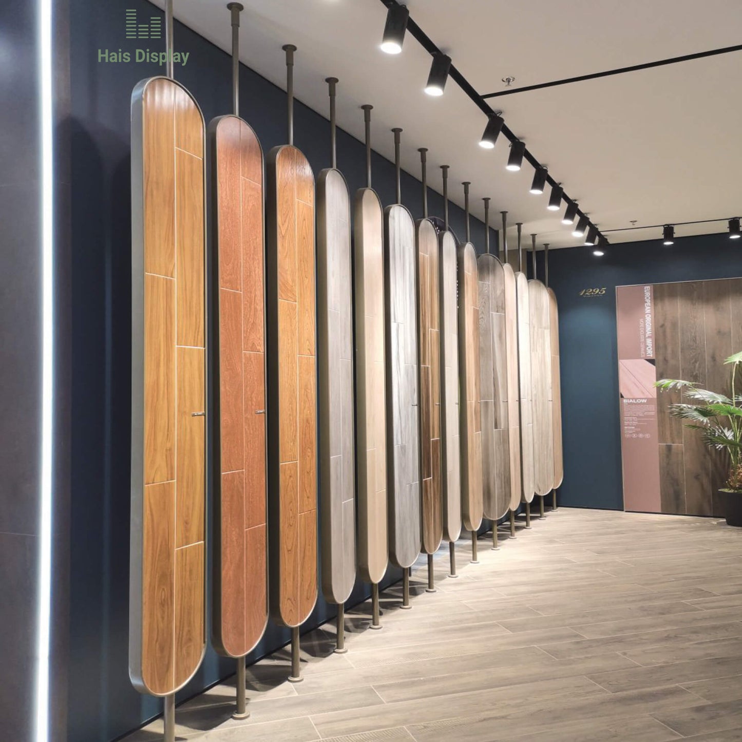 Woden Board Rotation Tile Display Stand