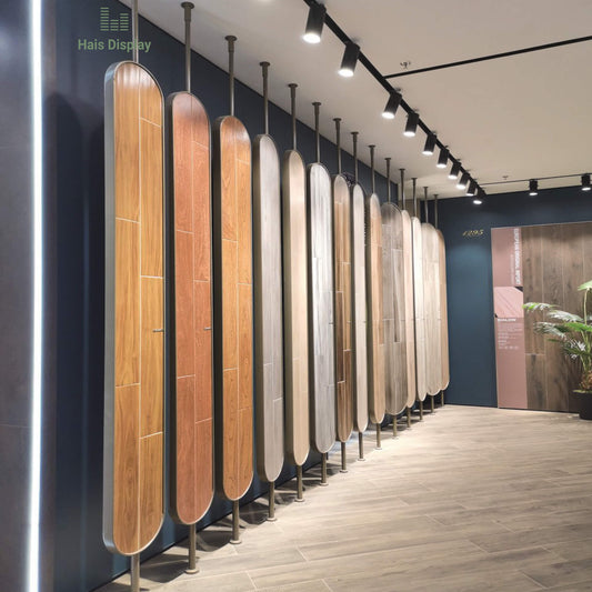 Woden Board Rotation Tile Display Stand