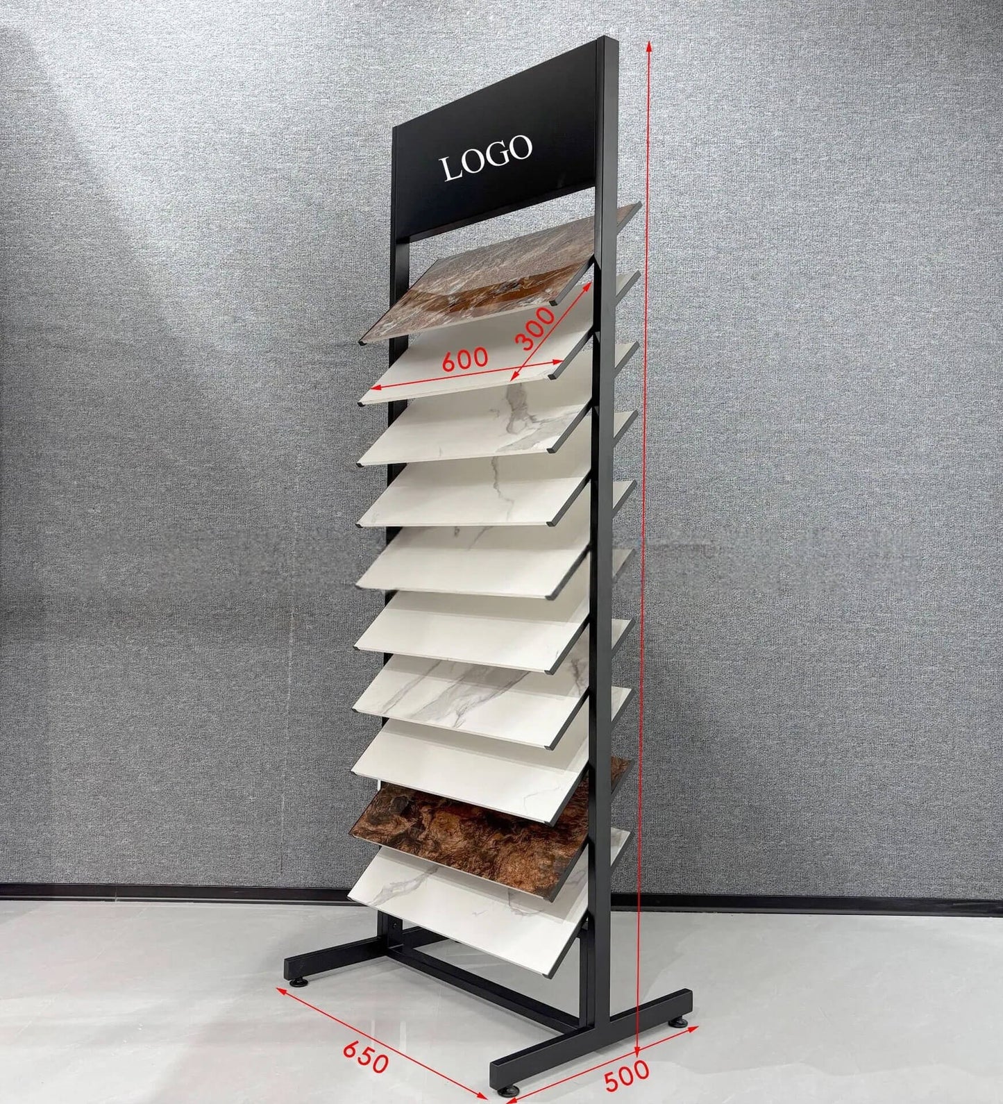 Freestanding Tile Sample Rack, P-25A