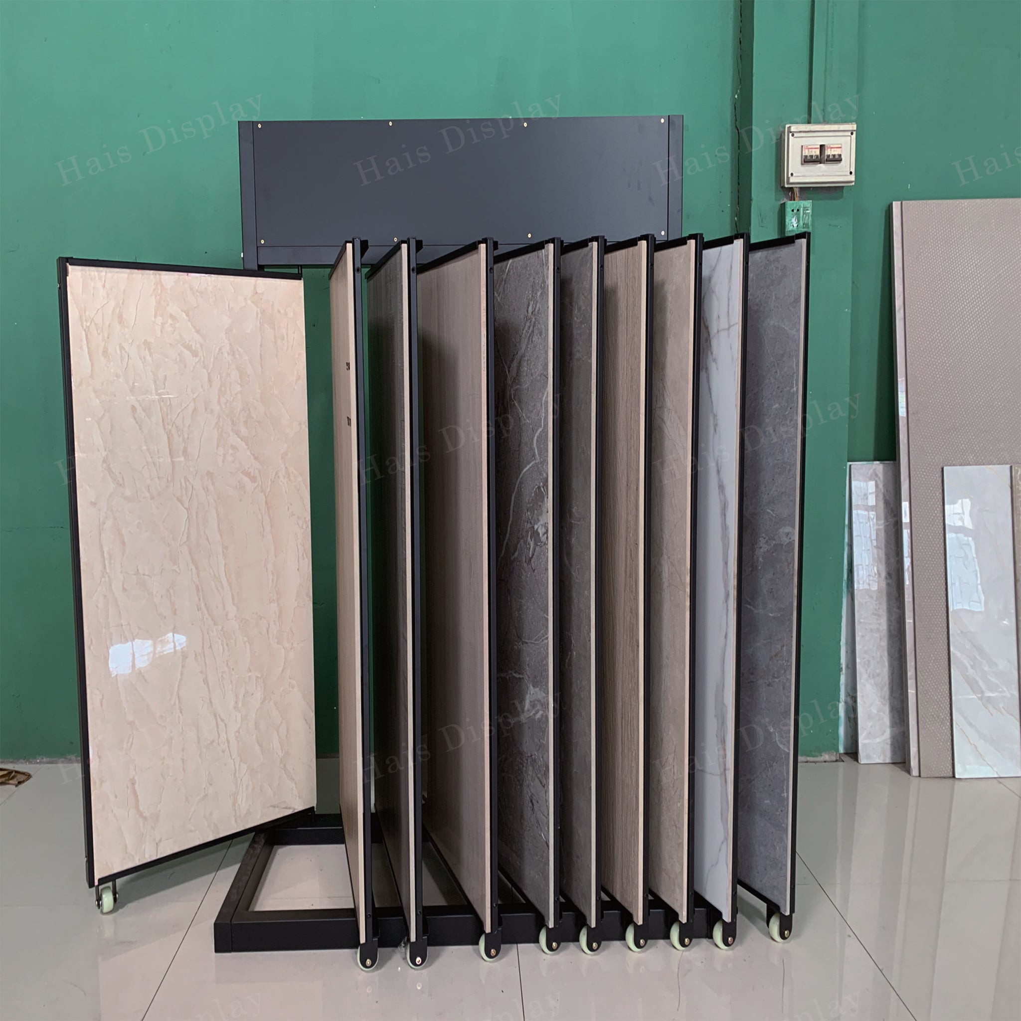 600x1200 Free Stand Tile Display Rack | Hais Display