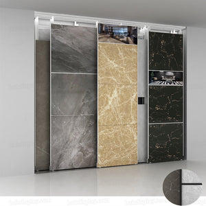 Sliding Ceramic Tile Display Rack - Marble Quartz Stone Stand Rack For Showroom