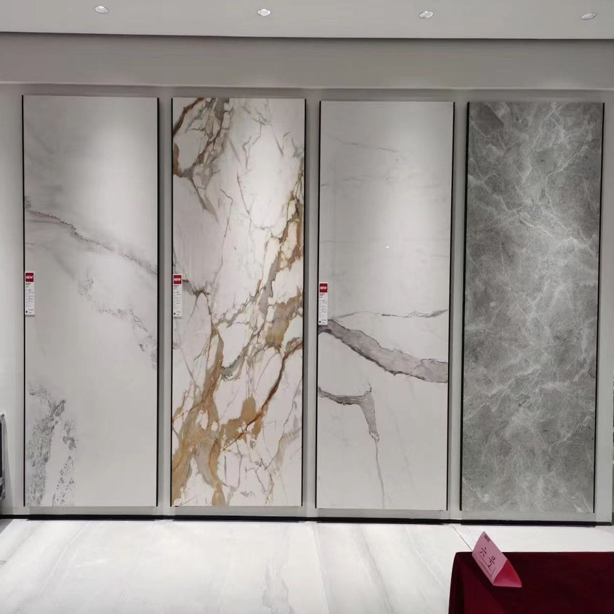 Ceramic Example Wall Ceramic Sample Display On Wall | Hais Display