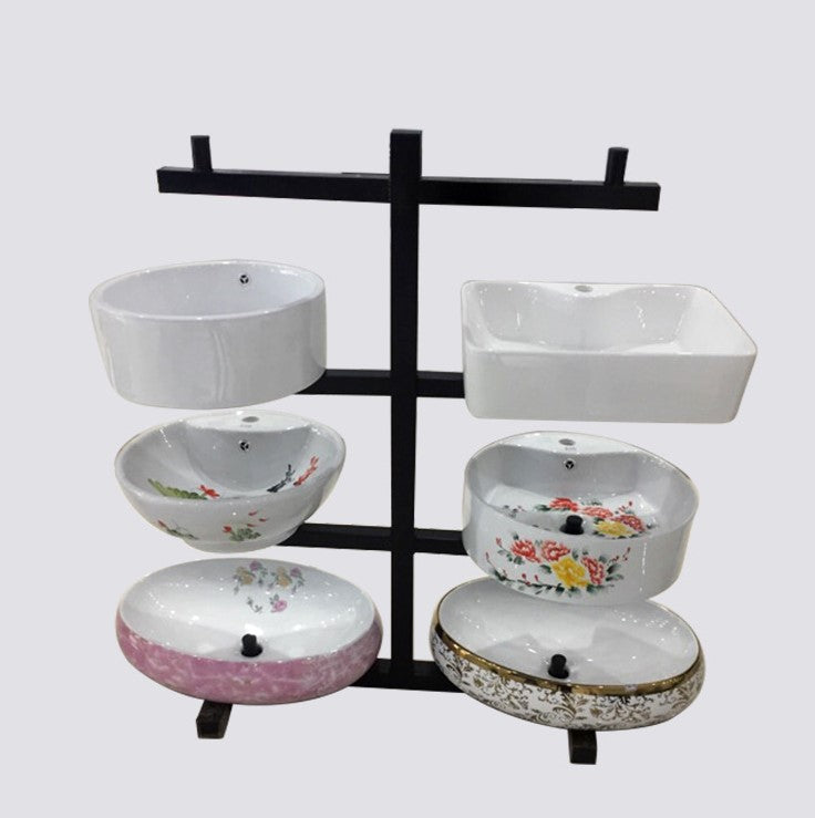 Basin Sanitary Ware Display Rack