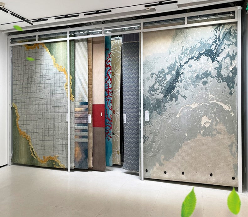 Sliding Commercial Rug Display Rack – Hais Display