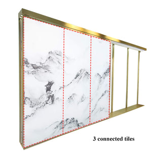 Slide Ceramic Tile Display Stand Rack - Electric Continuous Pattern